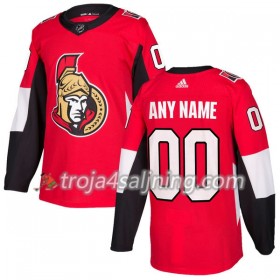 Ottawa Senators tröja Customized Röd 2017-2018 Adidas Authentic - NHL Tröjor Herr